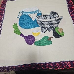 beautiful hand-embroidered Mexican napkin